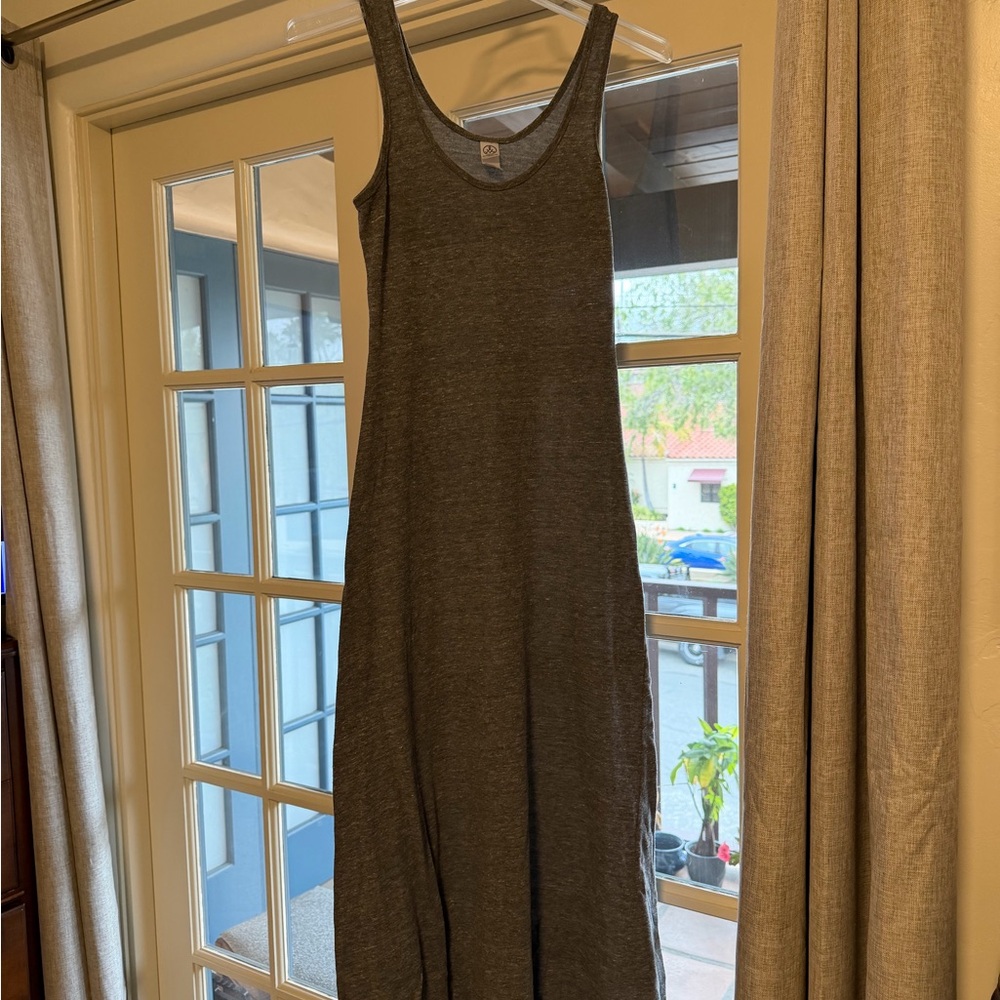 Alternative Apparel Gray Maxi Dress